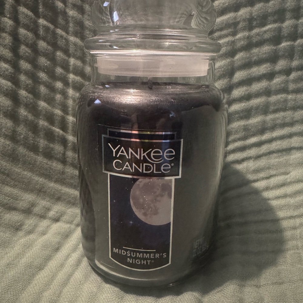 Yankee Candle Jar - Midsummer's Night - Blue/Black